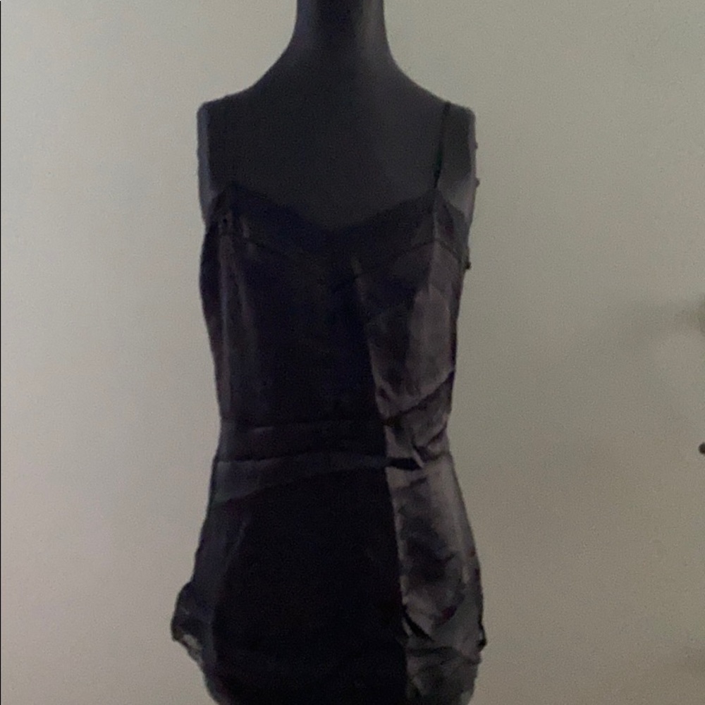 WHBM sleeveless shirt with lace detail